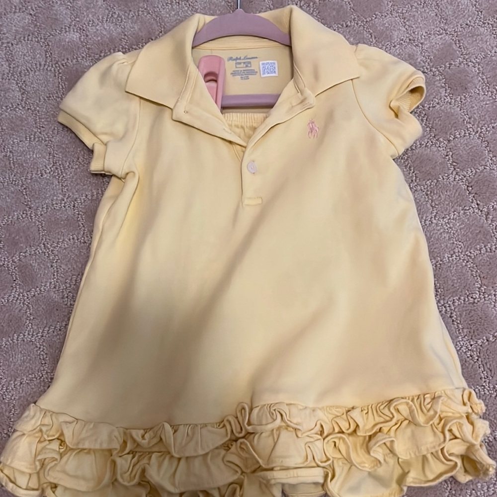 Yellow Ralph Lauren dress